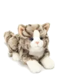 Teddy Hermann - Lying Cat Grey 20 Cm - Pehmed loomad - 20 CM