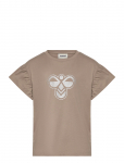 Hummel - Hmljr Ruffle T-Shirt Ss Big Bee - L&uuml;hikeste varrukatega - 122/128