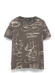 Desigual - Mickey Sketch - L&uuml;hikeste varrukatega - S