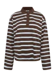 Monki - Long-Sleeved Cotton Polo Top - Polod - XXS