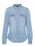 Vero Moda - Vmmaria Ls Denim Slim Shirt Mix New Noos - Pikkade varrukatega - S