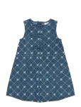 The New - Tnstine S_L Denim Dress - Varrukateta vabaajakleidid - 134/140
