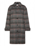 Monki - Knee-Length Single-Breasted Coat - Villased mantlid - S