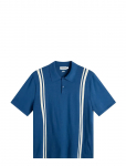 J. Lindeberg - Rylan Stripe Knit Golf Polo - Spordi l&uuml;hikeste varrukatega polos&auml;rgid - XXL
