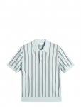 J. Lindeberg - Reymond Stripe Knit Polo - L&uuml;hikeste varrukatega - XXL
