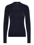 Lauren Ralph Lauren - Stretch Jersey Square-Neck Top - Pikkade varrukatega - XL