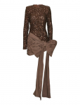 ROTATE - Sequins Bow Mini Dress - L&uuml;hikesed kleidid - 38