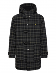 Lyle & Scott - Modular Tartan Duffle Coat - Villased mantlid - XXL