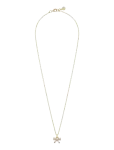 SN&Ouml; Of Sweden - Eira Bow Pendant Neck 45 G/Clear - 45 Cm - Kett-kaelakeed - 45 CM