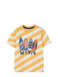 Boboli - Knit T-Shirt Striped For Boy -Bci - L&uuml;hikeste varrukatega - 140