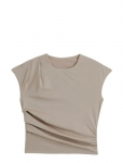 Aim&acute;n - Luminous Draped Short Sleeve - Spordi T-s&auml;rgid - XS