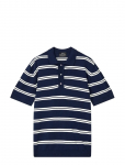 Mads N&oslash;rgaard - Tight Cotton Tristan Knit Ss St. - L&uuml;hikeste varrukatega - XXL