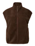 Pieces - Pcsadia Teddy Vest Noos Bc - Kootud vestid - M