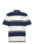 Fred Perry - Heavyweight Striped Tee - L&uuml;hikeste varrukatega - M