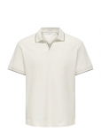 ONLY & SONS - Onsaston Reg Ss Frml Resort Polo - L&uuml;hikeste varrukatega - XL