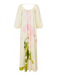 STINE GOYA - Heavy Crepe, Romantic Voluminous Sleeve Dress - Maksikleidid - L