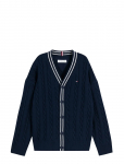 Tommy Hilfiger - Cotton Polo Tipping Cardigan - Kardiganid - 128