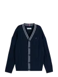 Tommy Hilfiger - Cotton Polo Tipping Cardigan - Kardiganid - 128