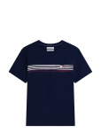 Tommy Hilfiger - Rwb Placed Stripe Reg Tee - L&uuml;hikeste varrukatega - XXL