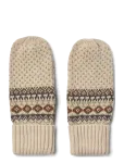 Wheat - Jacquard Mittens Cotta - Labakindad - XXL