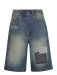 Evisu - Fabric Patch Denim Shorts - L&uuml;hikesed teksap&uuml;ksid - 34