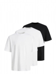 Jack & Jones - Jjhugo Loose Tee Ss Cn 3Pk Mp Noos - L&uuml;hikeste varrukatega - S