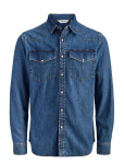 Jack & Jones - Jjewestern Jjshirt At 187 Noos - Teksas&auml;rgid - XXL