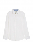 Tom Tailor - Cotton Linen Shirt - Linased s&auml;rgid - M
