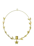 House Doctor - Candle Holder, Hdmistel, Brass Fini - K&uuml;&uuml;nlajalad - ONE SIZE