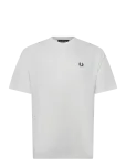 Fred Perry - Back Print Fred Perry Text Tee - L&uuml;hikeste varrukatega - M