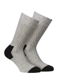Alpacasocks&Co - Merino Cashmere Ribbed Crew 1-Pack - Tavalised sokid - 36-39