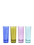 Here's How - Shotsglas I Blandade F&auml;rger The Gracie- Set Om 4 - Pitsid - ONE SIZE