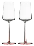 Iittala - Essence White Wine Glass 33Cl Rose 2Pc - Valge veini klaasid - 33 CL