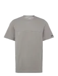 Tom Tailor - Structured Cutline T-Shirt - L&uuml;hikeste varrukatega - S