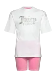 Juicy Couture - Juicy Oversize Tee & Burnout Cycling Short Set - Komplektid l&uuml;hikeste varrukatega T-s&auml;rgiga - 98