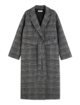 Tommy Hilfiger - Df Wool Reg Belted Checked Coat - Villased mantlid - 34