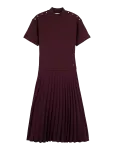 Tommy Hilfiger - Gold Button High-Nk S/S Dress - P&otilde;lveni ja midi - S