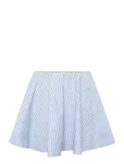 Ganni - Stripe Cotton Mini Circle Skirt - L&uuml;hikesed seelikud - 38