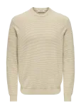 ONLY & SONS - Onsdave Reg Ls Crew Neck Knit Noos - &Uuml;mara kaelusega - S