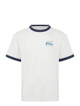 American Eagle - G Ss Intl Elevated Set In Ringer Tee- Hthr + Seriously Soft Wash - L&uuml;hikeste varrukatega - L