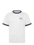 American Eagle - G Ss Intl Elevated Set In Ringer Tee- Hthr + Seriously Soft Wash - L&uuml;hikeste varrukatega - L