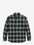 Polo Ralph Lauren - Classic Fit Plaid Flannel Workshirt - Flanellist s&auml;rgid - S