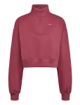 Nike - Nike Studio Fleece Medium Weight Oversized Crop Top - Spordi pikkade varrukatega l&uuml;hikesed topid - M