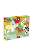 Janod - Janod - Farm Tactile Puzzle - Hariduslikud m&otilde;istatused - ONE SIZE