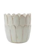 House Doctor - Planter, Hdezra, Off-White - Lillepotid - H:15CM.XL:14CM