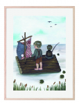 That's Mine - Poster Raft Fishing 30X40 - Posters - 30X40CM