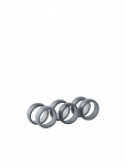 Broste Copenhagen - Servietring 'Kit' 6-Pack - Salvr&auml;tikur&otilde;ngad ja -hoidjad - ONE SIZE