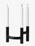 Stelton - Ora Three-Branch Candleholder - K&uuml;&uuml;nlajalad - H13CM x 20