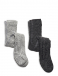 Minymo - Wool Stocking - Rib 2-Pack - Sukkp&uuml;ksid - 116-122