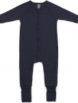 Smallstuff - Night Suit, Navy Drop Needle, Merino Wool - Pidžaama kombinesoonid - 80
